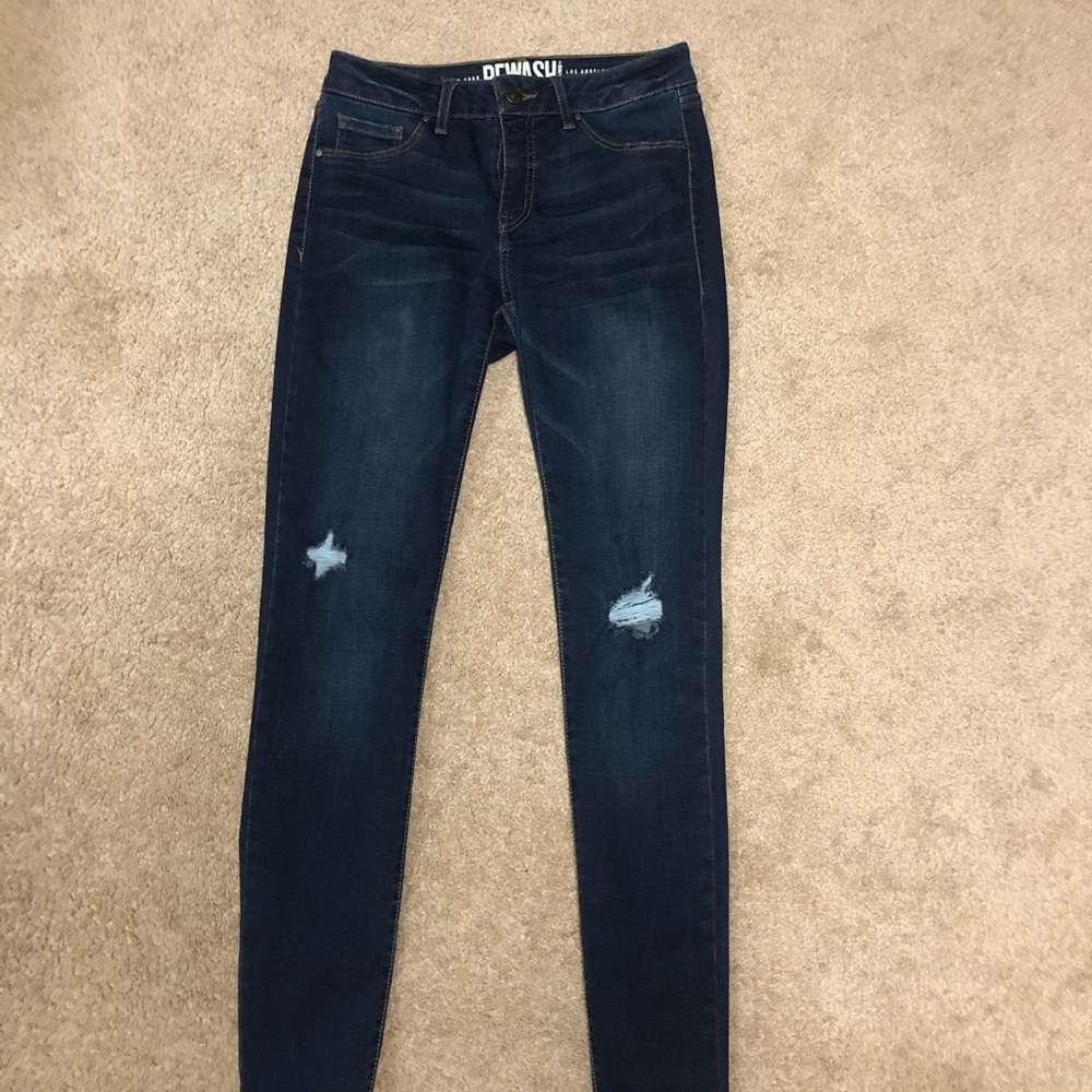 Dark wash jeggings